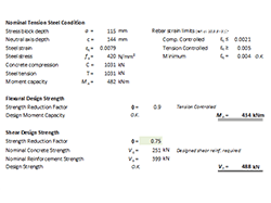 Influence Line Screenshot